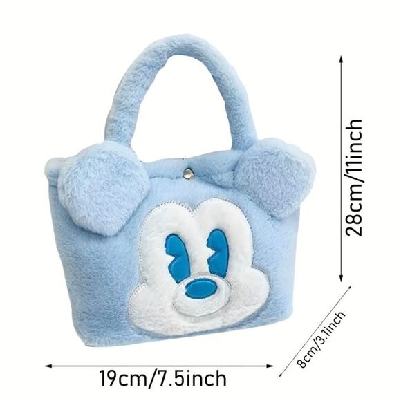 Disney Minnie Mouse Plush Purse Handbag Crossbody - Picture 2 of 2